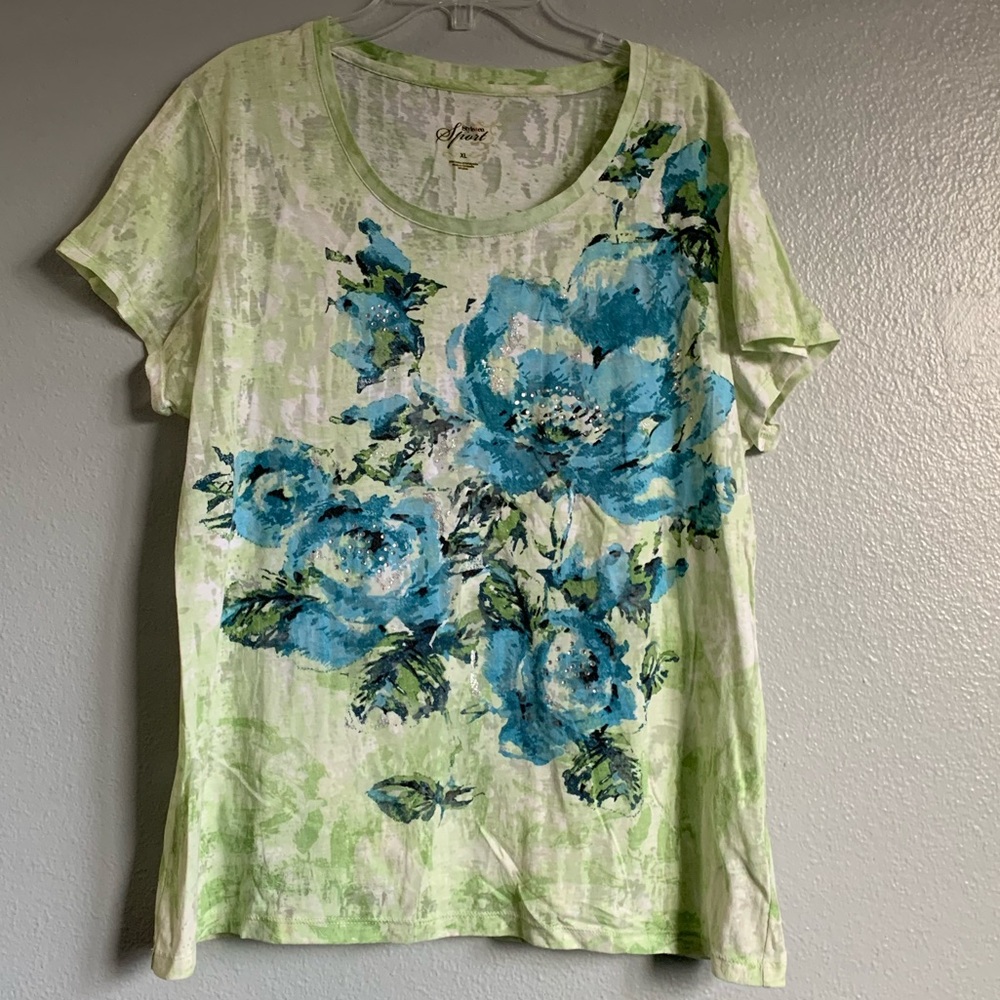 Style & Co Sport t-shirt with tank underneath